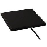 RCA ANT1450BF Multi-Directional Amplified Digital Flat Antenna (Black)