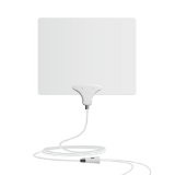 Mohu Leaf 50 Amplified Indoor HDTV Antenna - Made in USA with Premium Cables, Premium Connectors and Premium Materials