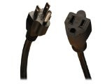 Tripp Lite Standard Power Extension Cord 10A, 18AWG (NEMA 5-15P to NEMA 5-15R) 15-ft.(P022-015)