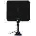 1byone OUS00-0185 Super Thin Indoor HDTV Antenna with Stand with 25 Miles Range and 10-Feet High Performance Coaxial Cable