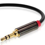 Mediabridge 3.5mm Male To Male Stereo Audio Cable (4 Feet) - Step Down Design - (Part# MPC-35-4 )