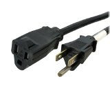 StarTech.com 6 ft Power Extension Cord - NEMA 5-15R to NEMA 5-15P - 16 AWG Power Extension Cable Cord - 125 Volts at 13 Amps - SJT - 6ft