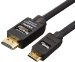 AmazonBasics High-Speed Mini-HDMI to HDMI Cable - 6.5 Feet (2 Meters) - Supports Ethernet, 3D and Audio Return