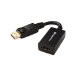 Cable Matters® Gold Plated DisplayPort to HDMI Adapter (Male to Female) with Audio in Black