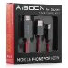 Aibocn 6.5 Feet 11 Pin Micro USB to HDMI Adapter Cable 1080P HDTV for Samsung Galaxy S5, S4, S3, Note 3, 2, Galaxy Tab 3 8.0, Tab 3 10.1, Note 8, Note Pro (NOT for Tab 3 7.0, Note 10.1, Note 3 N9008V)