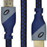 HDMI 2.0 Cable 6ft - (4K) Ready - Braided Cord - 28AWG High Speed 18Gbps - Gold Plated Connector Tip(s) - Ethernet / Audio Return - Video 4K 2160p, HD 1080p, 3D - Xbox PlayStation PS3 PS4 PC Apple TV